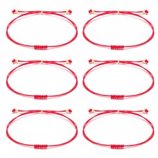 Seyaa Red String Bracelet 7 Knots Kabbalah Protection Good Luck Thread Handmade String Bracelets for Women Men Girls Boys Family Friends-6