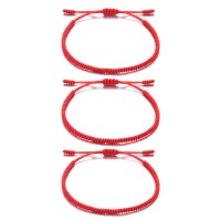 Seyaa Handmade Red String Bracelet Kabbalah Lucky Protection Matching Bracelets for Couple Lover Family Friends Women Men-3