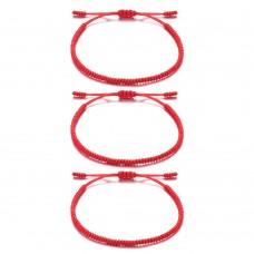 Seyaa Handmade Red String Bracelet Kabbalah Lucky Protection Matching Bracelets for Couple Lover Family Friends Women Men-3