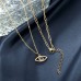 Dainty Layered Evil Eye Necklaces for Women Amulet Layering Choker Necklace Ojo Turco Layering Pendant Kabbalah Protection Jewelry Gift for Girls Her Birthday Christmas-gold