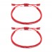 Seyaa Handmade Red String Bracelet Kabbalah Lucky Protection Matching Bracelets for Couple Lover Family Friends Women Men-2