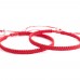 Seyaa Red String of Fate Bracelets Kabbalah Protection Good Luck Simple Matching Bracelets for Lover Women Men