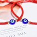 Seyaa Handmade Evil Eye Bracelets Red String Bracelet Ojo Turco Kabbalah Protection Luck Amulet Wish Bracelet Jewelry for Women Men Family Friends-2